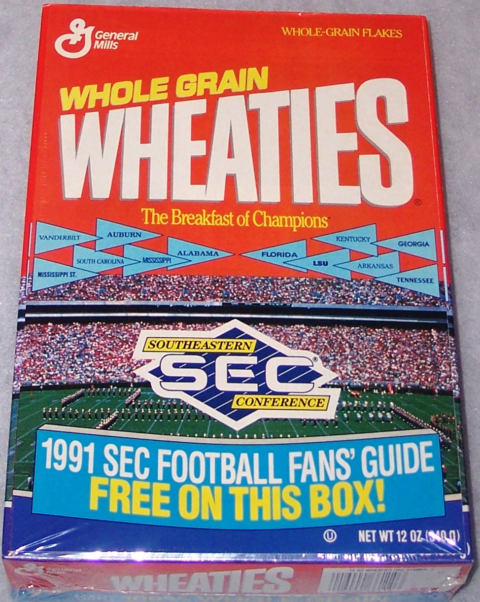1991 SEC Southeastern Conference (Front panel says “1991 SEC Football