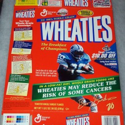 1999 Barry Sanders (Footlocker $10.00 off offer on front)