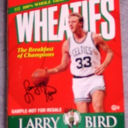 1999 Larry Bird Boston Celtics Commemorative Edition Sample-Not For Resale (mini) (RARE)