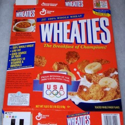 1996 Generic box (banner Pround Sponsor of the 1996 U.S. Olympic Team)