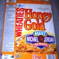 1993 Honey Gold Wheaties Meet Michael Jordan (Door sized poster offer on back)