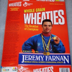 1993 Jeremy Farnan Michigan Special Olympics Inspirational Athlete