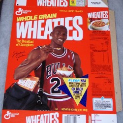 1991 Michael Jordan Fleer NBA Basketball Card Collector Sheet (6 of 8)