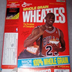 1992 Michael Jordan (scoreboard offer on side panel)