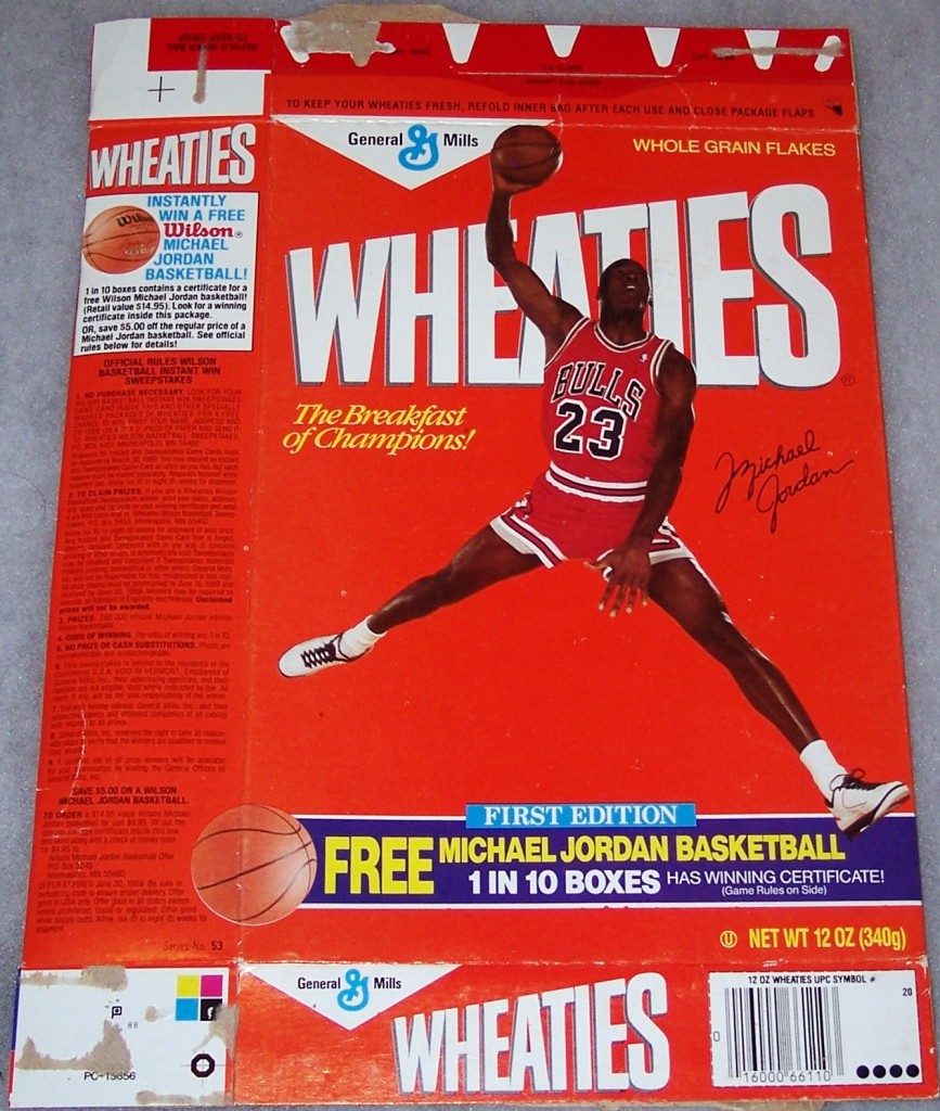 1988 Michael Jordan First Edition (Banner Free Basketball 1 in 10 Boxes
