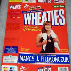 1999 Nancy J. Filimonczuk New Jersey Special Olympics Inspirational Athlete