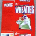 1999 Nolan Ryan Cooperstown Collection (mini MISSING gold signature ) WHEATIES Box