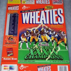 2000 St. Louis Rams SB XXXIV Champions