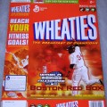 2004 Boston Red Sox World Series Champions ’04 (white general mills logo top left corner) WHEATIES Box