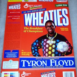 1998 Tyron Floyd Michigan special Olympics Inspirational Athlete of the Year