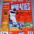 2001 Barry Bonds Single Season Home-Run Champion WHEATIES Box