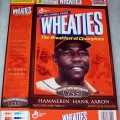 2002 Hammerin’ Hank Aaron All-Time Home Run Champion 755 WHEATIES Box