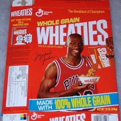 1990 Michael Jordan (Your Picture on a Wheaties Box Offer)