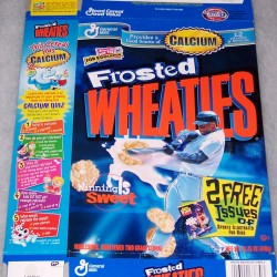 2000 Ken Griffey Jr. (Mariners) (FW) (SI for kids) (no logo) WHEATIES Box