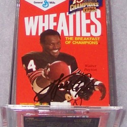 1999 Walter Payton (gold signature mini)