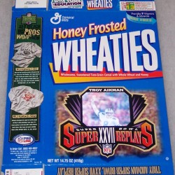1996 Troy Aikman SB XXVII Replay (HFW)