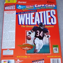 1998 Walter Payton NFL Career Rushing Record