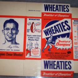 1951 George Mikan Minneapolis Lakers WHEATIES Box