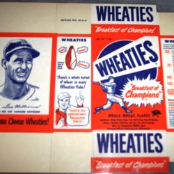 1951 Ted Williams Boston Red Sox WHEATIES Box
