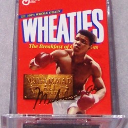 1999 Muhammad Ali The Greatest (gold signature mini)