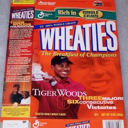 2000 Tiger Woods 3 Majors/6 Consecutive Golf Tour Victories