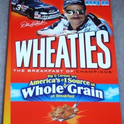 2010 Dale Earnhardt (Whole Grain banner on front) WHEATIES box