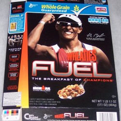 2011 Wheaties Fuel Chris McCormack 2010 Ford Ironman World Champion WHEATIES Box