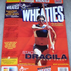 2000 Stacy Dragila Pole Vault Wheaties box