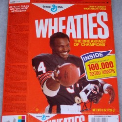 1987 Walter Payton (Banner on front for 100,000 Instant Winners)